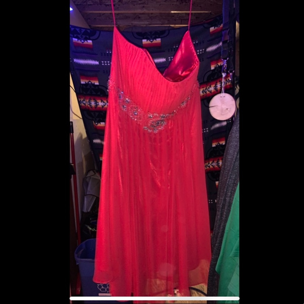Red dress
